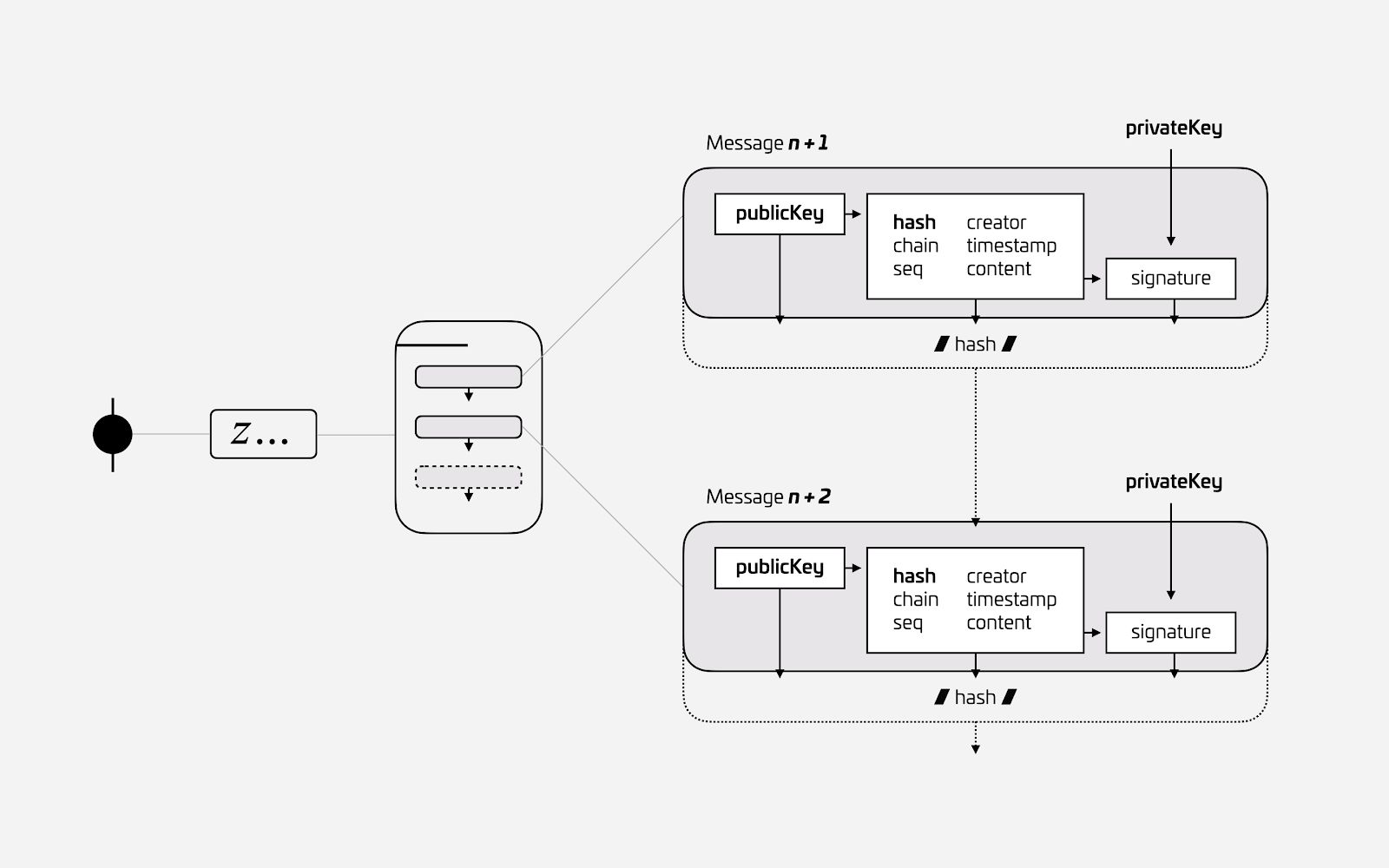 zChain Message Structure